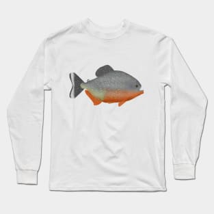 Red-bellied piranha Long Sleeve T-Shirt